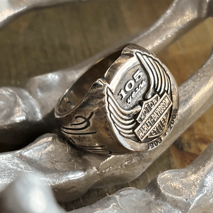 ハーレー純正】 バー・アンド・シールド メンズリング① - ピットイン