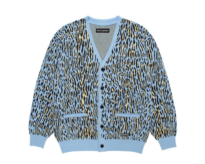 WACKO MARIA(ワコマリア)｜LEOPARD JACQUARD CARDIGAN ( TYPE-2