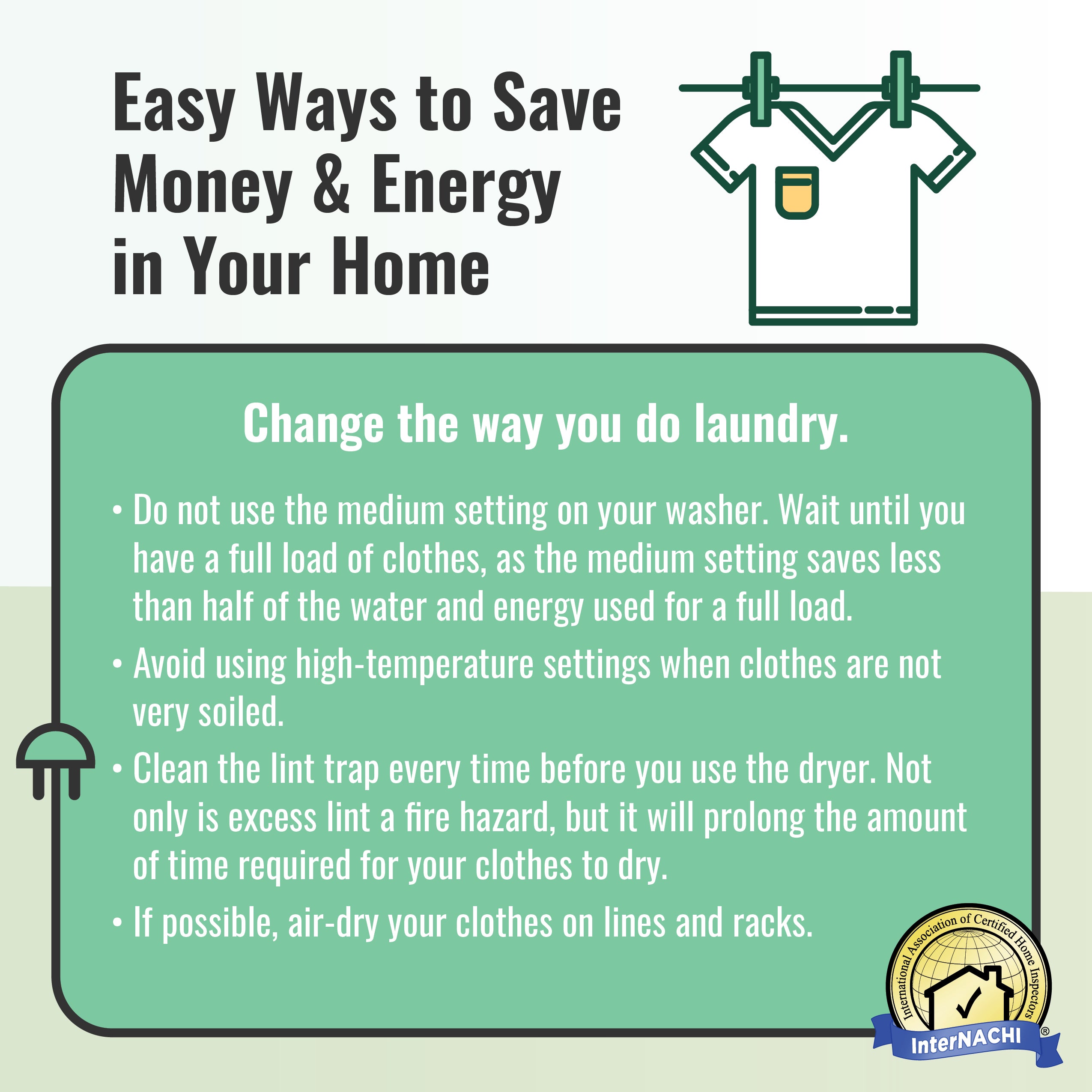 Save Energy Flyer PDF & Social Media Graphics – Inspector Outlet