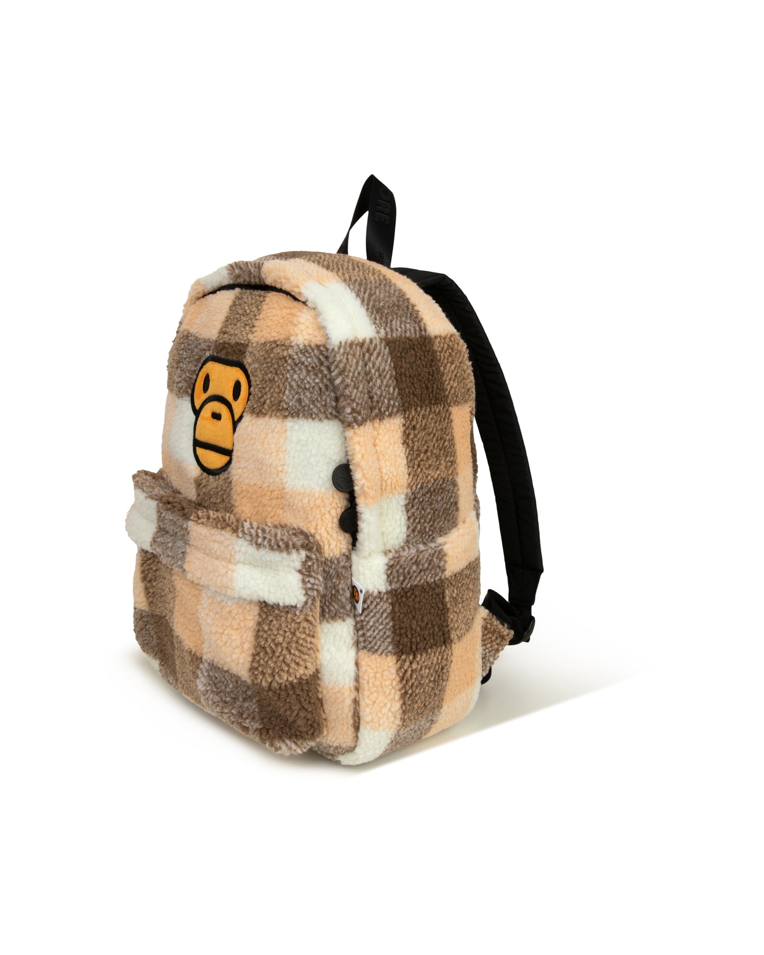 BABY MILO® STORE Sherpa fur medium backpack | Bape official