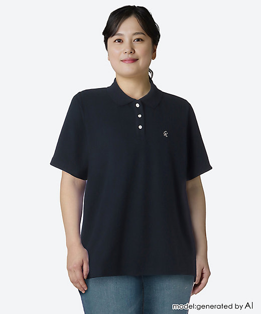 裏カノコ COOL MAX ポロシャツ | green nout (Women/大きい