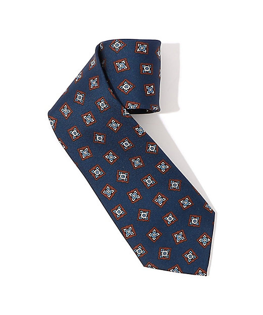 ERRICO FORMICOLA シルク 小紋柄ネクタイ