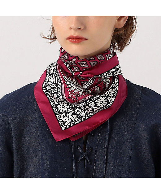 シルクプリントスカーフ | maison TOMORROWLAND/メゾン