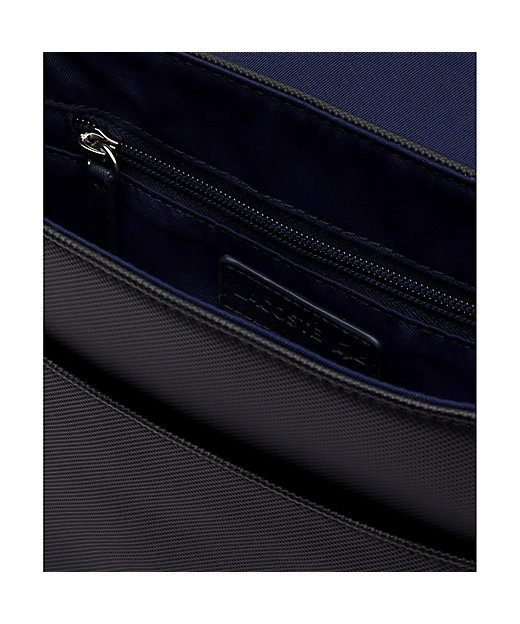 メンズクラシック スリムフラップサッチェルバッグ ／ ショルダー