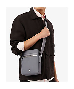 NOMOGRAMME スプレットレザー モノグラムショルダーバッグ