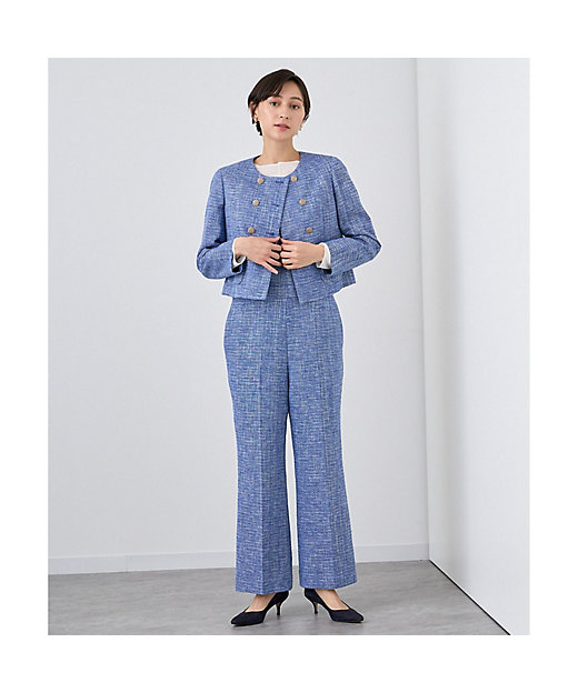 Eternal Line 2024】メランジツイードノーカラー