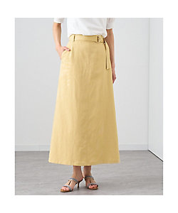 ウールトロピカルプリントアシメタック スカート | ANAYI/アナイ