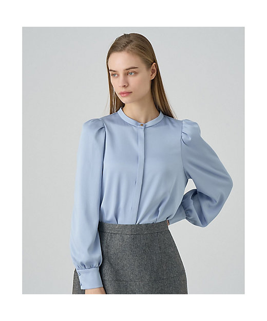 ハンマーサテンパフ袖ブラウス | ANAYI/アナイ | 三越伊勢丹オンライン