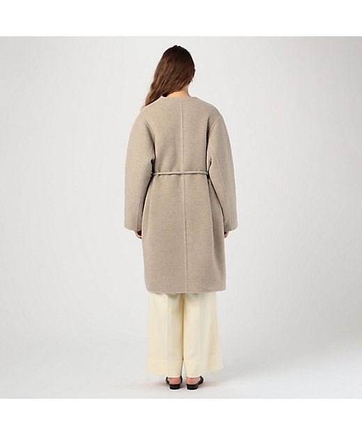 ウールカシミヤダブルフェイス オーバーサイズドコート | maison