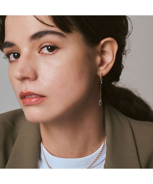 K10マルチストーンピアスチャーム | agete/アガット | 三越伊勢丹