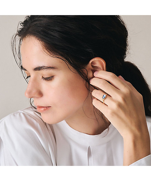 K10サファイア／クォーツ／シェルリング | agete/アガット | 三越