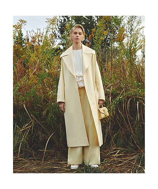 LOULOU WILLOUGHBY】ギャバビッグシルエットコート