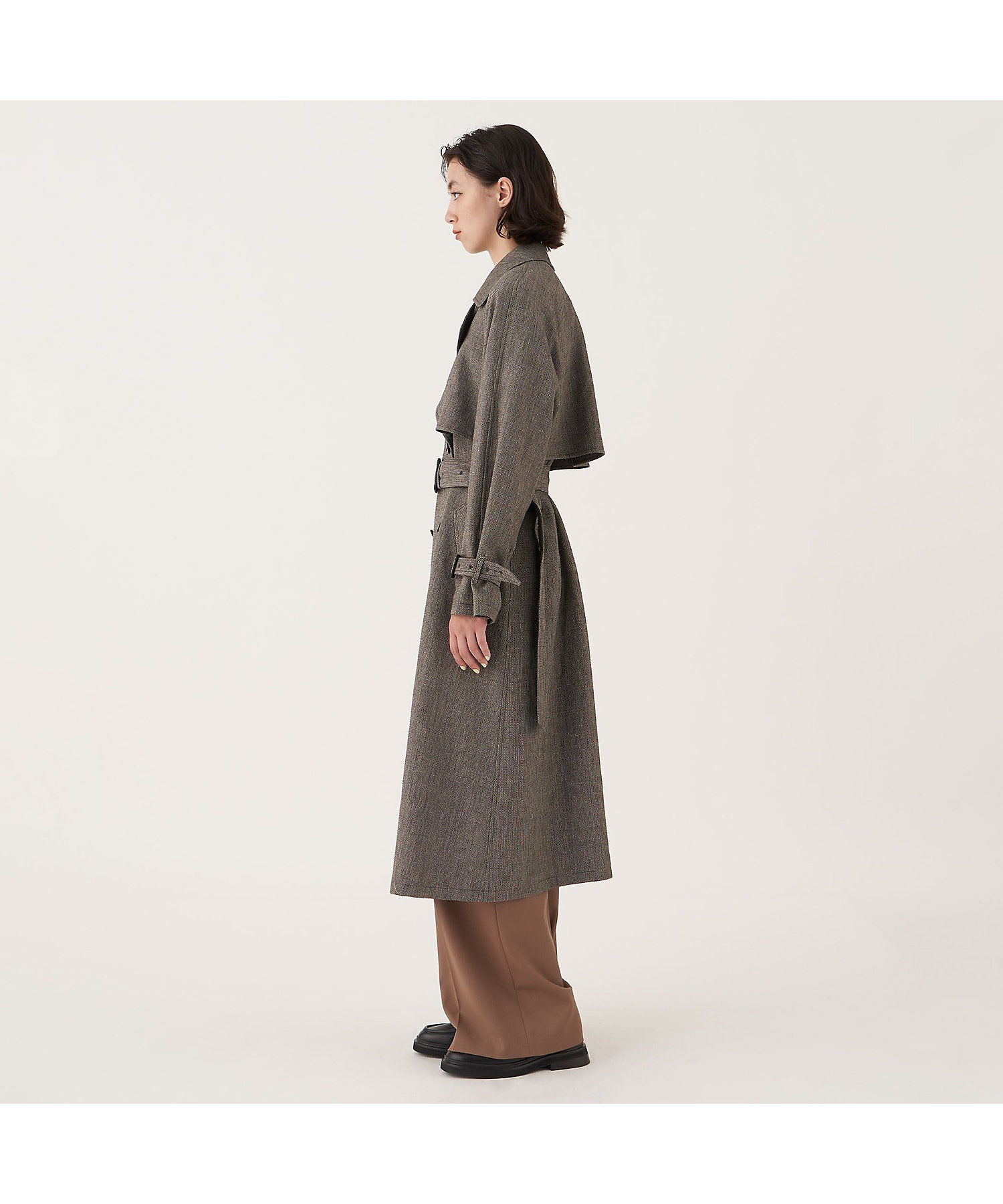 ウールリネン トレンチコート | maison TOMORROWLAND/メゾン