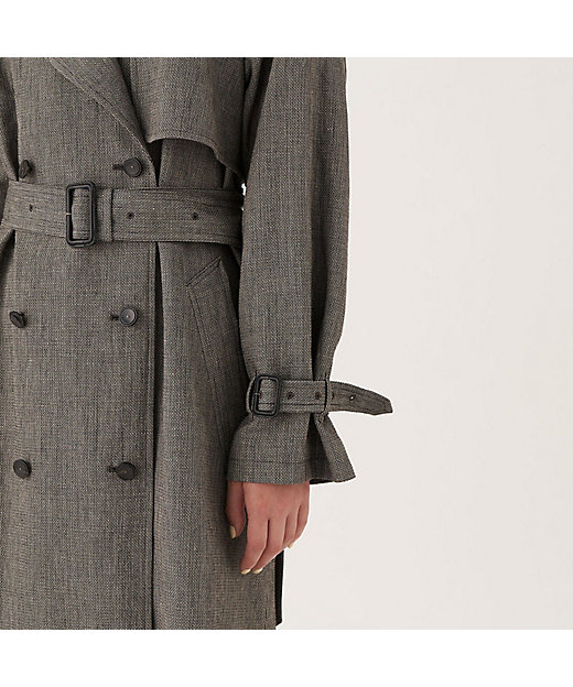 ウールリネン トレンチコート | maison TOMORROWLAND/メゾン