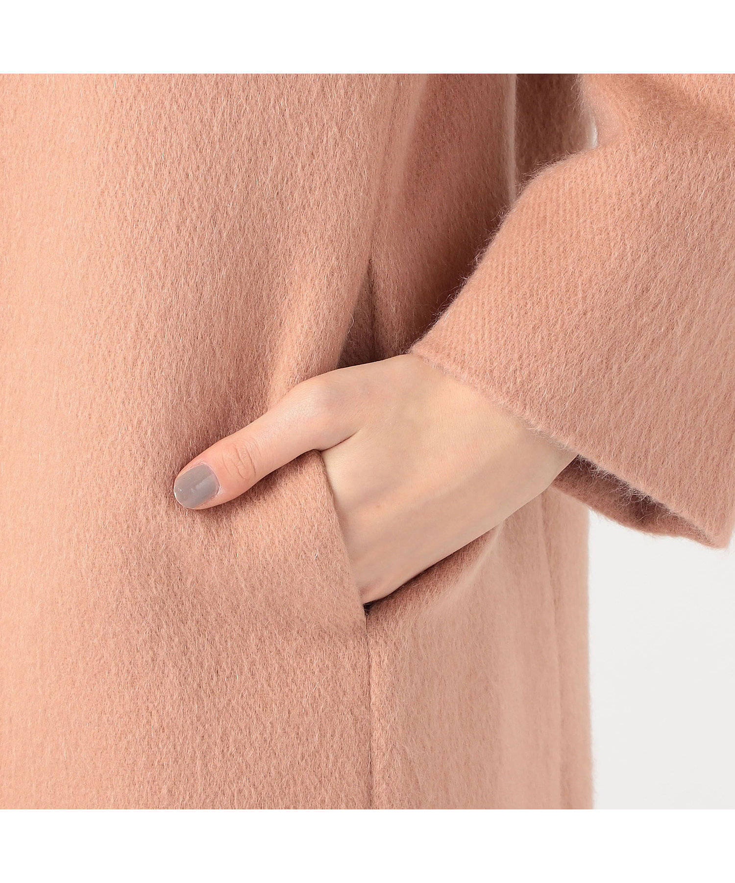 キッドモヘヤミニシャギー チェスターコート | maison TOMORROWLAND