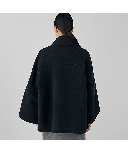 ウールモッサ ステンカラーミディコート | maison TOMORROWLAND/メゾン