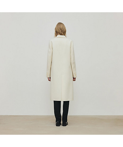 ダブルフェイスメルトンビーバー チェスターコート | maison