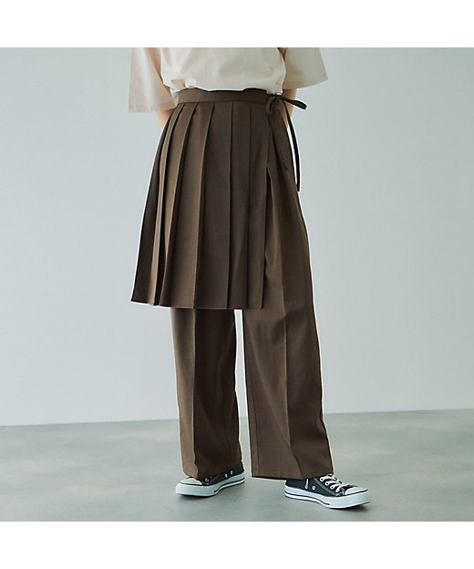 ラッププリーツスカートセットパンツ≪手洗い可能≫ | VICKY（Women