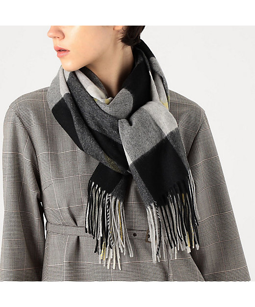 TOMORROWLAND チェック カシミヤストール | maison