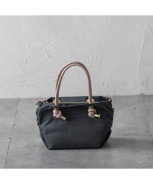 WEB限定】【VIOLAd'ORO】ノットハンドルナイロントート