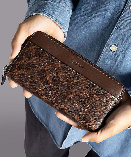アコーディオン ウォレット シグネチャー キャンバス | COACH/コーチ