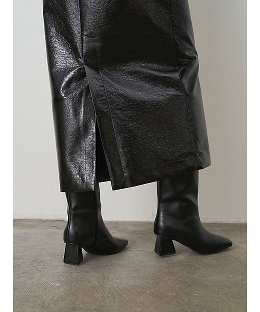 ENAMEL FAUX LEATHER I－LINE SK | ELENDEEK