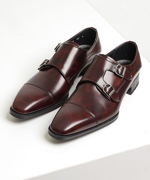 リーガル 27EL ダブルモンク ワイン ビジネスシューズ | REGAL