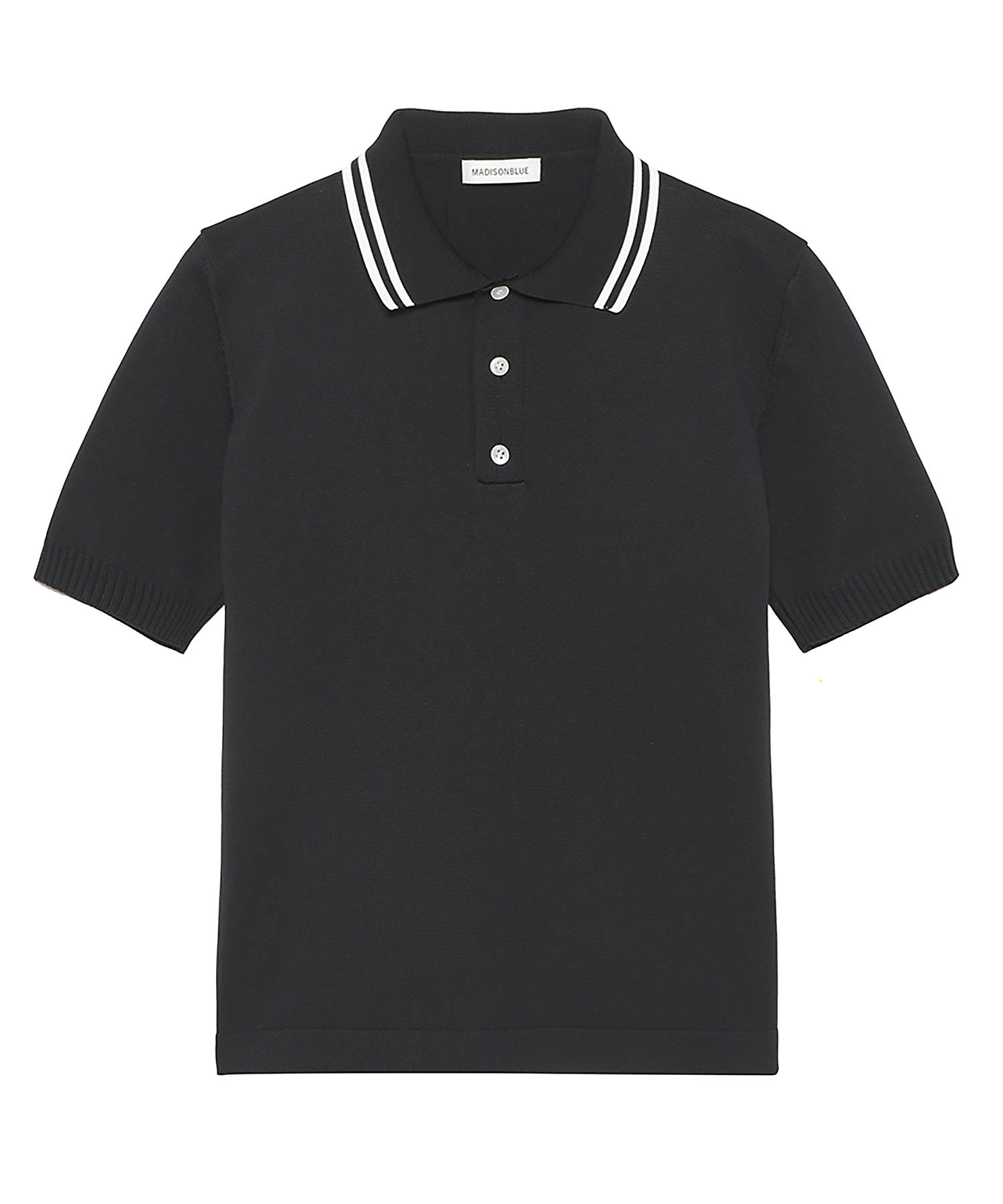 DOUBLE STRIPE COLLAR POLO KNIT