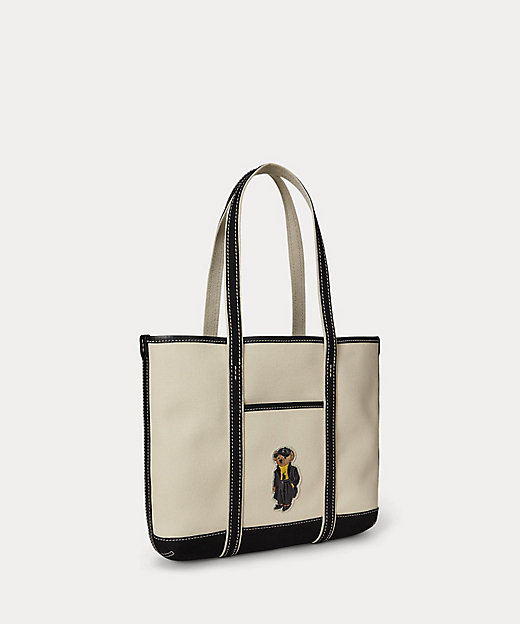Polo ベア キャンバス スモール ショッパー トート