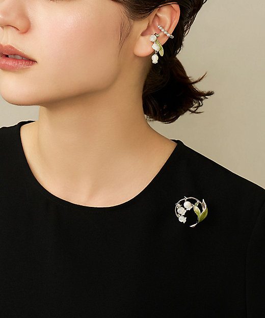 白蝶貝 すずらん ブローチ VBRV6139 MP | VENDOME BOUTIQUE