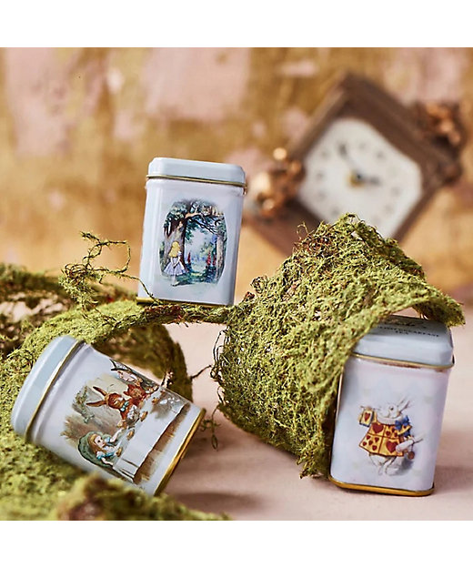 新宿英国展おまとめ】☆不思議の国のアリス 3缶セット（リーフ