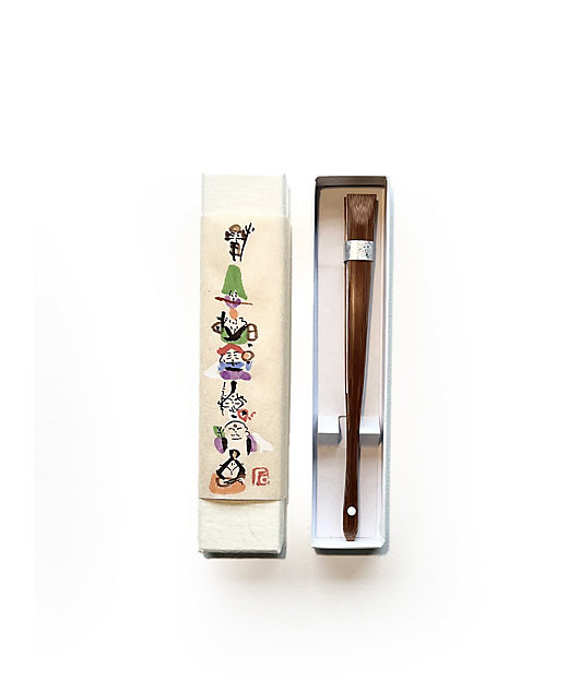 石塚智之手描き茶扇子『初午』 | アトリエ・Kinami(石塚智之)/アトリエ