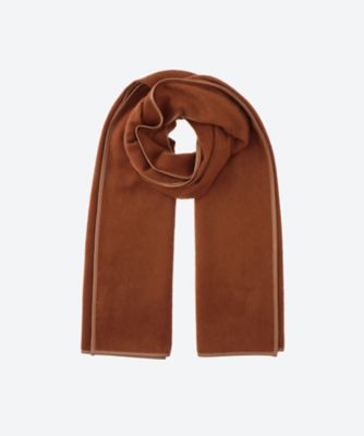 レザートリミングカシミヤストール | ASAUCE MELER (Women