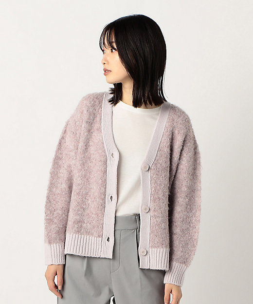 ミックスカラー ブークレカーディガン（1257KK01） | COMME CA