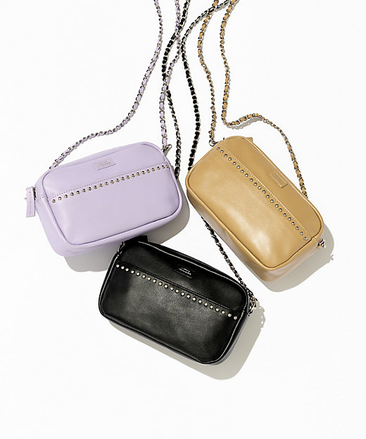 レザー スタッズ ショルダーバッグ（BO3DGS0004） | 23区