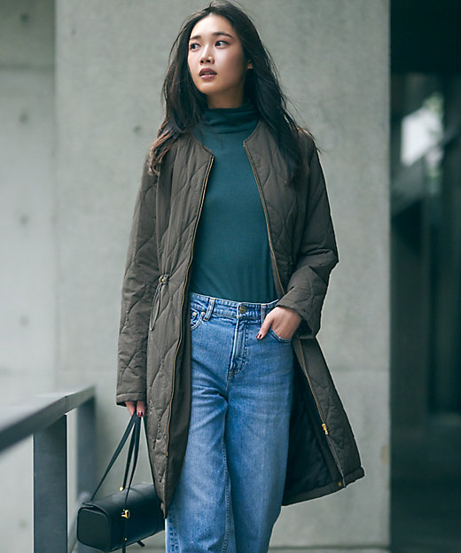 撥水加工】 中綿 ロング パディング アウター（CMWOSW0410