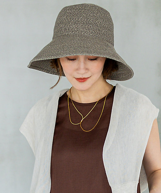 UVカット／洗える】ペーパー ブレード ハット（HT3DCM0402