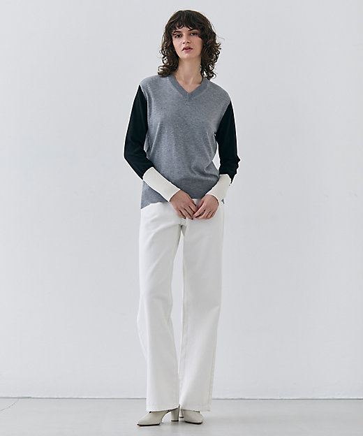 洗える・SPRiNG 3月号掲載】FICUS ／ デニムワイド