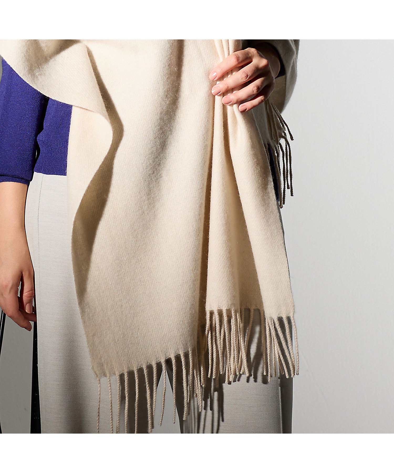 カシミヤストール（50166501） | Liliane Burty (Women/大きい