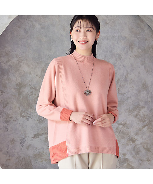 バイカラーセーター（21136504） | MISSEL/ミゼール | 三越