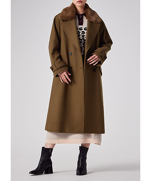 ウィメンズ ウールカルゼ ロングコート（255352JK356