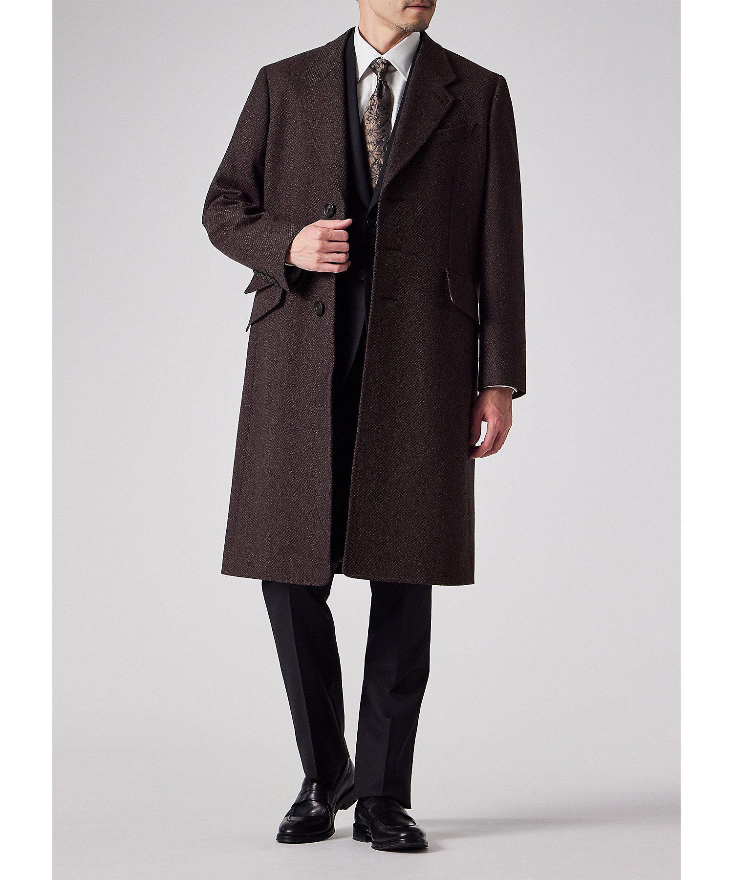 ウールカルゼ チェスターコート（25362240020） | Paul