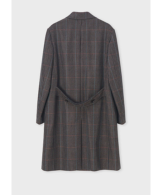 クラシックチェック バックベルト チェスターコート