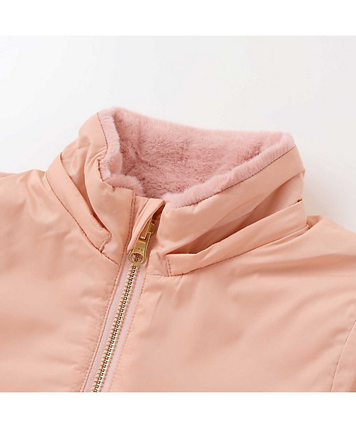 タフタ×ファーリバーシブル2wayコート 1724ー77536