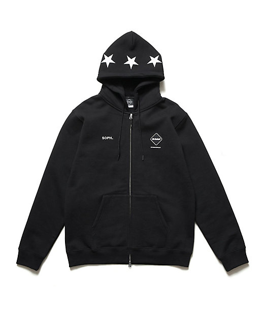 フーディ STAR LOGO ZIP UP SWEAT HOODIE