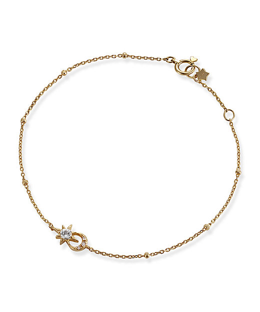 CROSSING STAR ＆ MOON ブレスレット 2JU0297