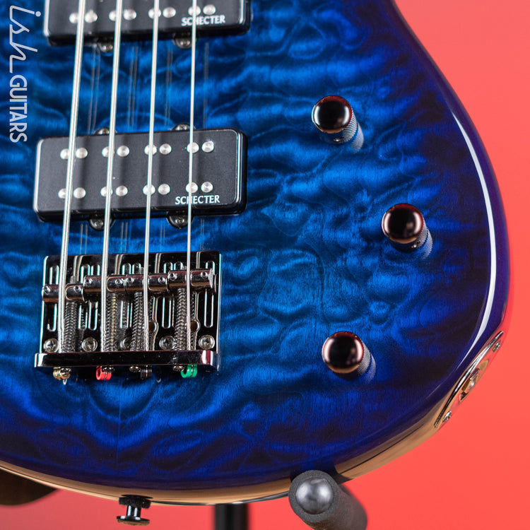 2011 Schecter Diamond Series Raiden Special 4-String Bass Blue