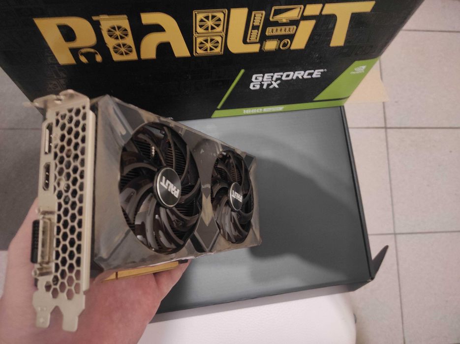 palit geforce gtx 1660 super - купити комплектуючі для ПК - Ціна