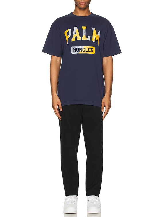 Moncler Genius x Palm Angels Palm T-Shirt in Blue | FWRD