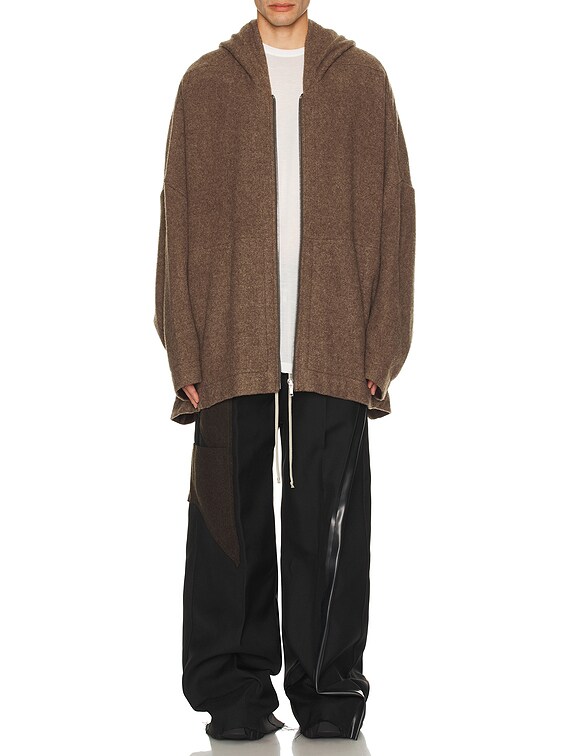Rick Owens Jumbo Hooded Peter in Fawn | FWRD